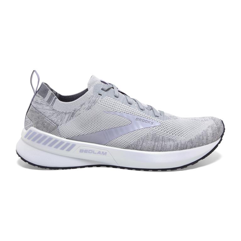 Brooks BEDLAM 3 Road Running Shoes Womens Canada - Oyster/Purple Heather/Grey (LOD725619)